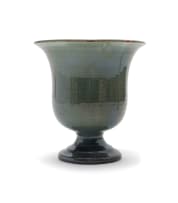 Linn Ware/Ceramic Studio; Pedestal urn with flared neck