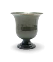 Linn Ware/Ceramic Studio; Pedestal urn with flared neck