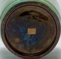 Linn Ware/Ceramic Studio; Ovoid-shaped vase with moulded rim