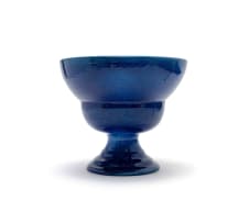 Linn Ware; Lobed pedestal vase