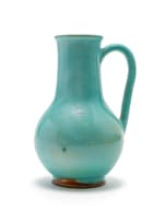 Linn Ware/Ceramic Studio; Bulbous vase with tall neck and handle