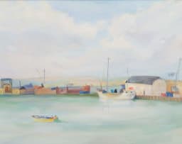 Maud Sumner; Harbour Scene