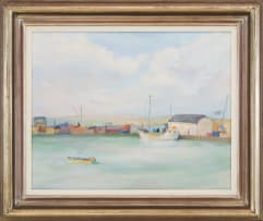 Maud Sumner; Harbour Scene