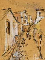 Bransom William Strapp; Bo-Kaap Street Scene with Children