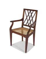 A Cape stinkwood armchair, 19th century