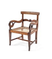A Cape Regency stinkwood armchair, Eastern Cape, 19th century