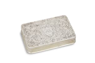 A Cape silver snuff box, Lawrence Holme Twentyman, c.1818-1837