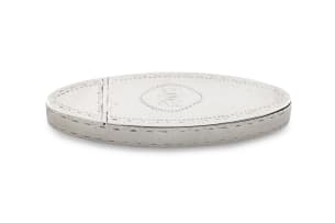 A Cape silver navette-shaped snuff box, maker unknown