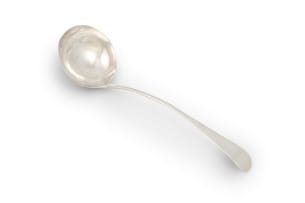 A Cape silver Ladle, David Ficker, c.1750-1790