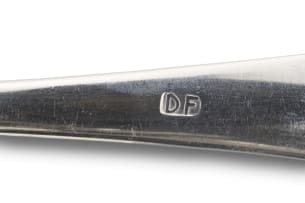 A Cape silver Ladle, David Ficker, c.1750-1790
