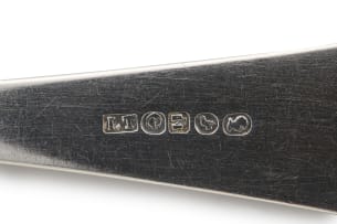 A Cape silver basting spoon, Lawrence Holme Twentyman, c.1818-1837
