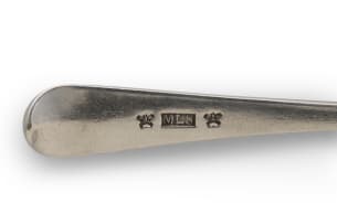 Two Cape Silver forks, Johannes Combrink and Martinus Lourens Smith, early 19th century