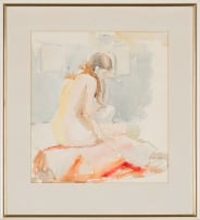 Francois Roux; Seated Nude