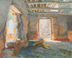 Francois Roux; Barn Interior