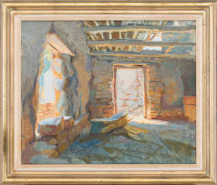 Francois Roux; Barn Interior