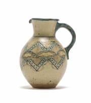 Euriel Damann; Jug with incised pattern and decoration