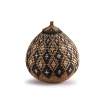 Unrecorded artist, Zulu Peoples; Zulu beer basket, 1987