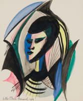 Bettie Cilliers-Barnard; Abstract Portrait