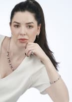 Diamond and ruby bracelet