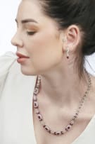 Ruby and diamond necklace