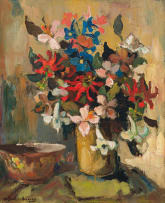 Alexander Rose-Innes; Vase of Flowers