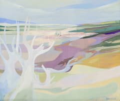 Edith Florence Bullen; Abstract Landscape with Dead Trees