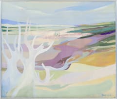 Edith Florence Bullen; Abstract Landscape with Dead Trees