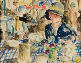 Maud Sumner; Untitled (Watercolour)