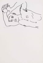 Walter Battiss; Reclining Figure