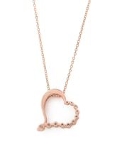Diamond heart pendant