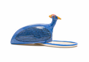 Ardmore Ceramic Studio; Guineafowl cheese dish