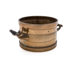 A Transvaal brass Imperial peck measure, 1896