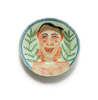 Hylton Nel; Ceramic bowl with portrait of a man