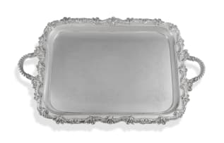 An Edward VII silver tray, James Deakin & Sons, Sheffield, 1905