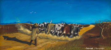 Trevor Makhoba; Herding Cattle