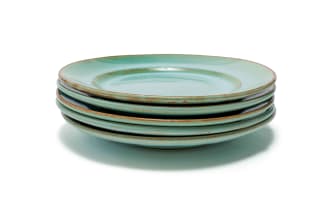 Linn Ware/Ceramic Studio; Dinner plates, five