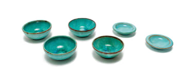 Linn Ware/Ceramic Studio; Small bowls, in sizes, six