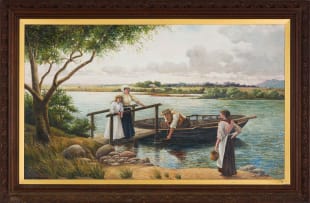 Leo François; Boating on the River