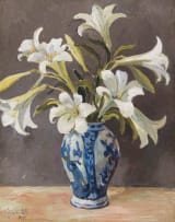 Gregoire Boonzaier; Still Life with St Joseph's Lilies