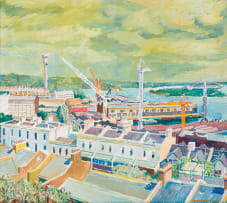 Alexander Podlashuc; Cranes, Millers Point, Sydney