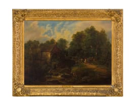 Follower of Thomas Smythe; Landscape with House and Figure