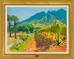 Philip Erskine; Cape Landscape with Vineyard