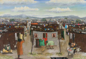 Vusi Khumalo; Township Scene