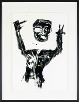 Stompie Selibe; Abstract Figure in Black