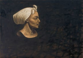 Lionel Smit; Bust with Headscarf in Profile