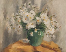 Emily Isabel Fern; Daisies in a Vase