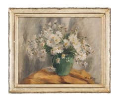 Emily Isabel Fern; Daisies in a Vase