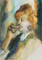 Alexander Rose-Innes; Woman Drinking from a Glass