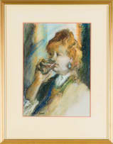 Alexander Rose-Innes; Woman Drinking from a Glass