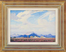 Jacob Hendrik Pierneef; Karoo Farmhouse near Hofmeyer